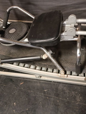 Fitness multi-gym treadmill-rowing machine used