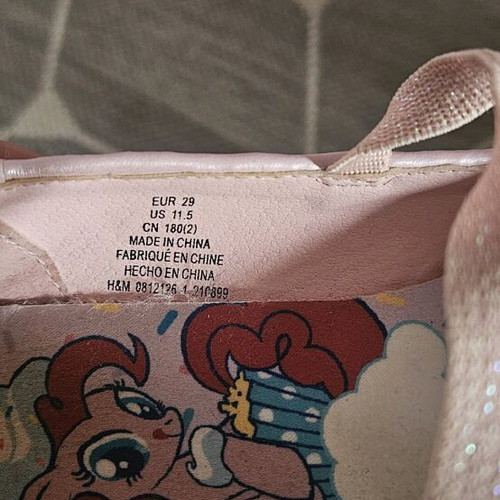 Ballerina shoes like new, size 29, glitter