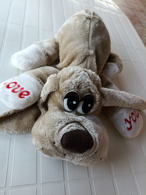 Large plush dog toy 60cm like new