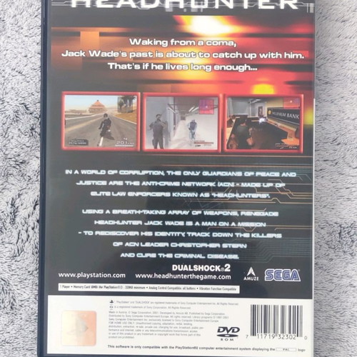Headhunter PlayStation 2 used with manuals