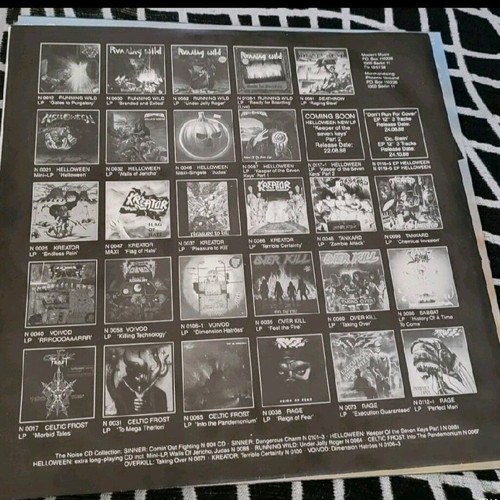 Helloween Walls Of Jericho vinyl record used, metal
