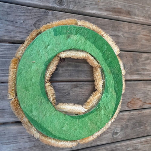 Decorative dried wreath new, 30 cm diameter