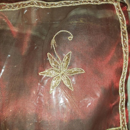 Handmade silk set from India 4 pieces new