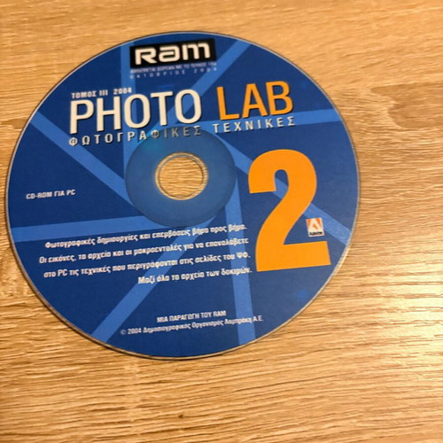 Vintage RAM Photo Lab 2 CD-ROM set used, 2004 digital photography