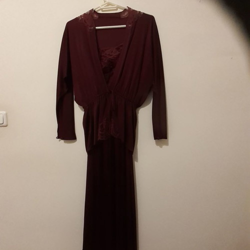 Dress 2-piece elegant like new, brown