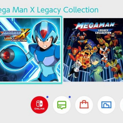 Mega Man Legacy Collection and Mega Man X Legacy Collection Nintendo Switch games used