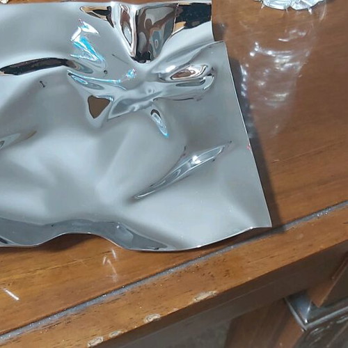 Silver decorative plate new