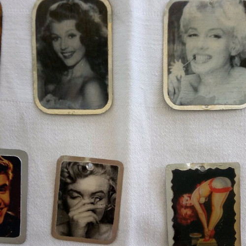 Vintage Resin Charms Set of 16 New for Handmade Jewelry