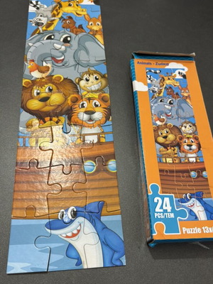 Puzzle 24pcs ζωάκια μεταχειρισμένο, λεπτά κομμάτια