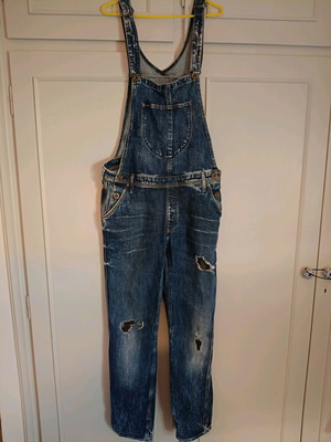 Lee denim overalls like new, size 29, blue