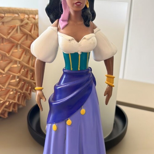 Esmeralda collectible figure used with minor paint wear