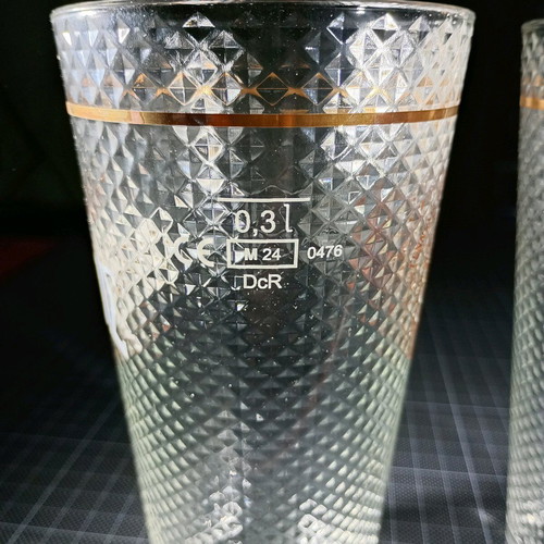 Nisos Beer 2 Glasses 0.3l New Promotional Made in Italy