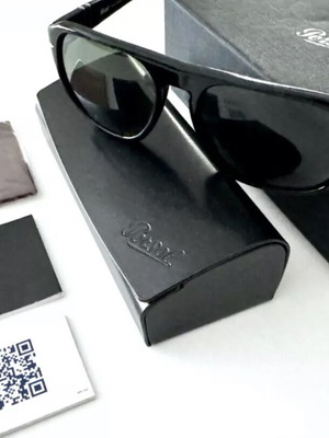 PERSOL JEAN PO3310S 95/31 Black - Green Unisex Sunglasses