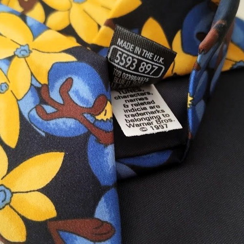 Looney Tunes Ties by Marks & Spencer like new, colorful, Taz design