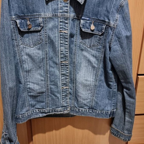 XFN jean jacket women's thin fabric like new, blue