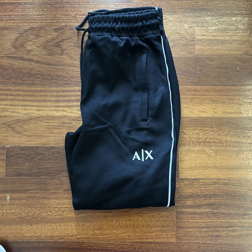 Armani Exchange black joggers, small