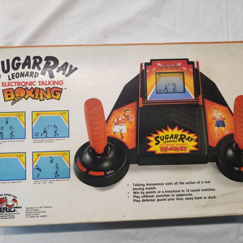 1989 Sugar Ray Leonard Electronic Talking Boxing new from Tiger