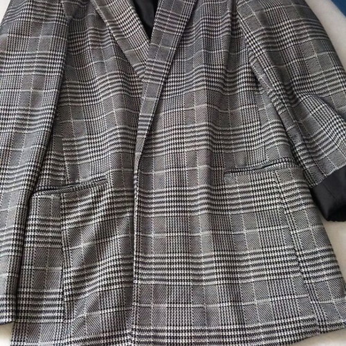 Stradivarius women's jacket used, grey black, seasonal
