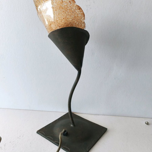 Table lamp Krinos with natural glass like new