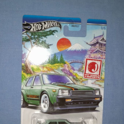 Hot Wheels J-Imports 91 Toyota Starlet KP61 new