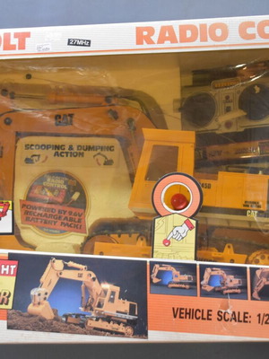 New Bright Power Excavator CAT τηλεκατευθυνόμενος vintage σαν καινούργιος