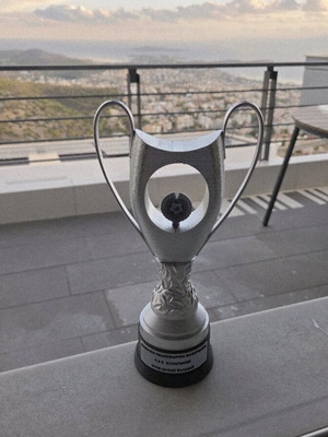 Olympiacos Greek Cup 2025 21cm 3D Printed Trophy