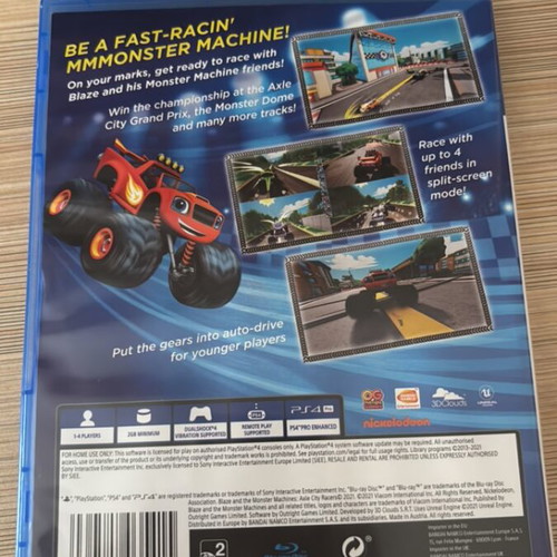 Axle City Racers PS4 game like new, rare