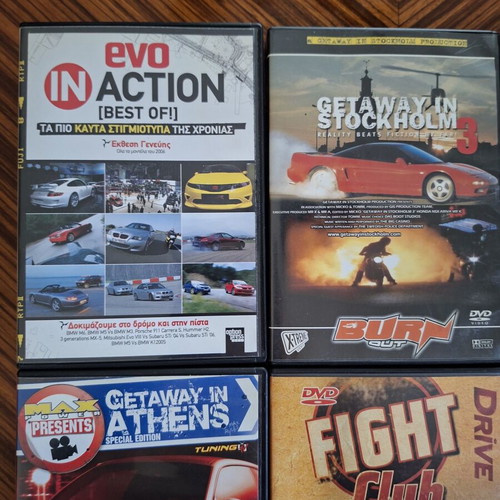 Car DVDs, set of 6