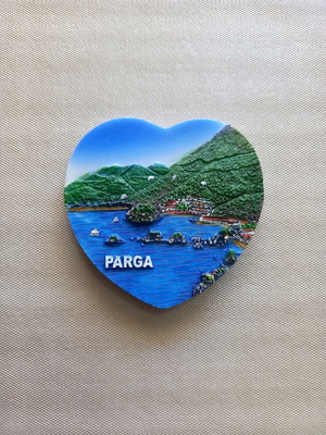 Souvenir fridge magnet Parga Greece