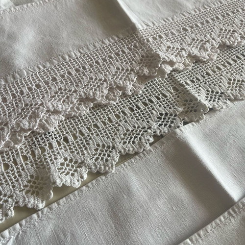 Macatia used, pack of 12 with handmade lace