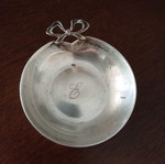 Set of 2 silver 925 decorative vintage small plates