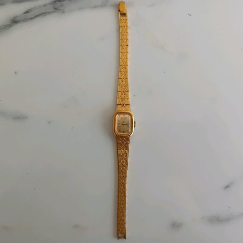 Timex vintage watch like new, women's, gold color