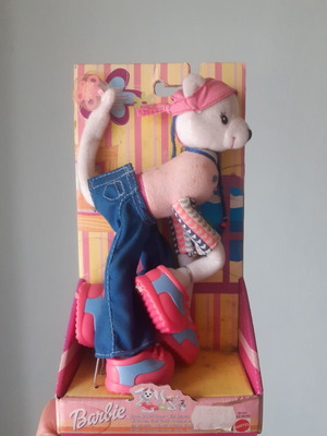 Barbie Pose-Me-Pets Places Friends Pizza Time Kitty new