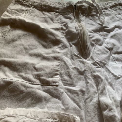 Linen pants like new, white, size S