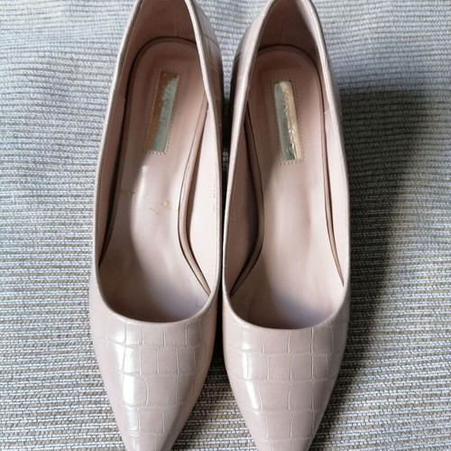 Just Me pumps size 38 beige heel height 6.5 cm like new