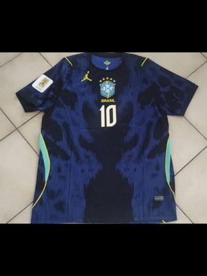 Brazil National Team 2026 World Cup Away Jersey Neymar Jr 10 Jordan