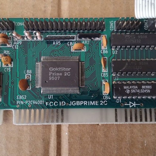 Mitsubishi P2C94001 16-bit ISA Multi Controller IDE Floppy COM Print Card like new