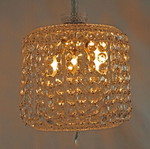Crystal ceiling light from 1950 new