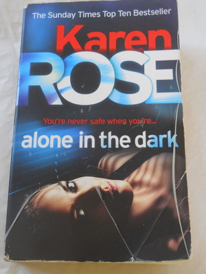 Karen Rose Alone in the Dark book used, paperback
