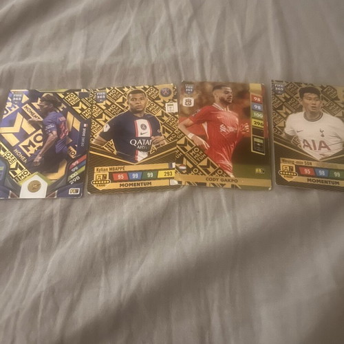 Momentum stickers pack of five with Mbappe, Gakpo, Son, Doue