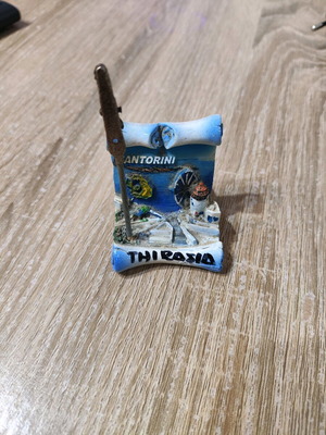 Souvenir photo holder used, Santorini