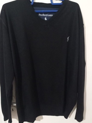 Polo Ralph Lauren Μαύρο Αντρικό Πουλοβερ Large Σαν Καινούργιο