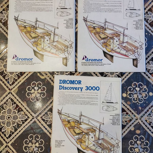 Pyxida vintage boating magazines, 3 issues 1985