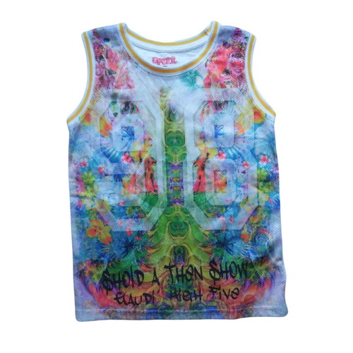 Gaudi Streetwear Summer Sleeveless Top like new, colorful
