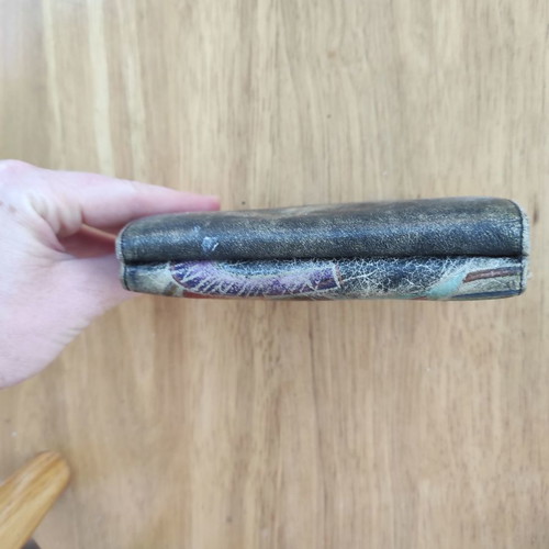 Wallet colorful leather used