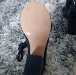 Leather sandals with laces Salvador Ribes like new, size 36, black