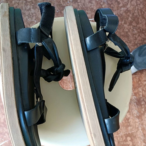 Aloha's women's sandals used, size 40, black