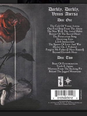 Cradle Of Filth Darkly, Darkly, Venus Aversa CD σαν καινούργιο, limited edition