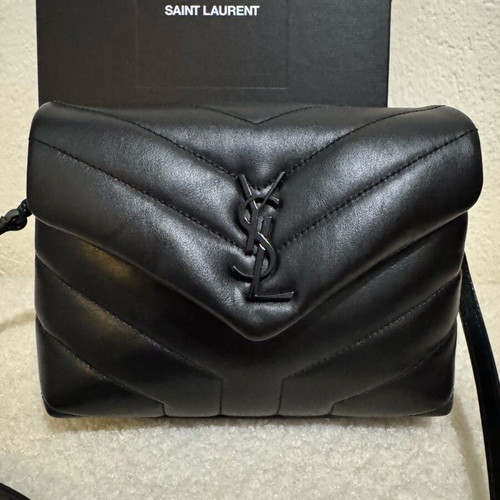 YSL Lou Lou crossbody bag like new, authentic black