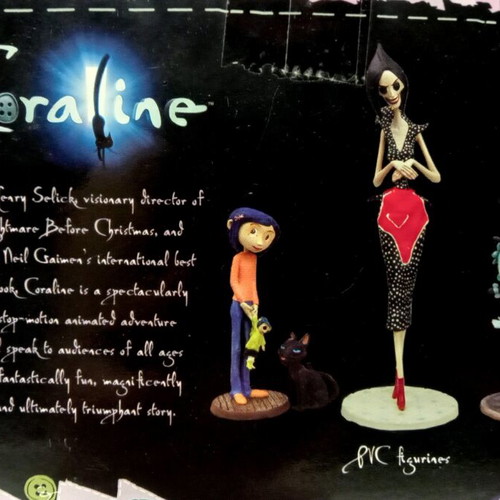 Coraline Set C collectible figures NECA like new, sealed